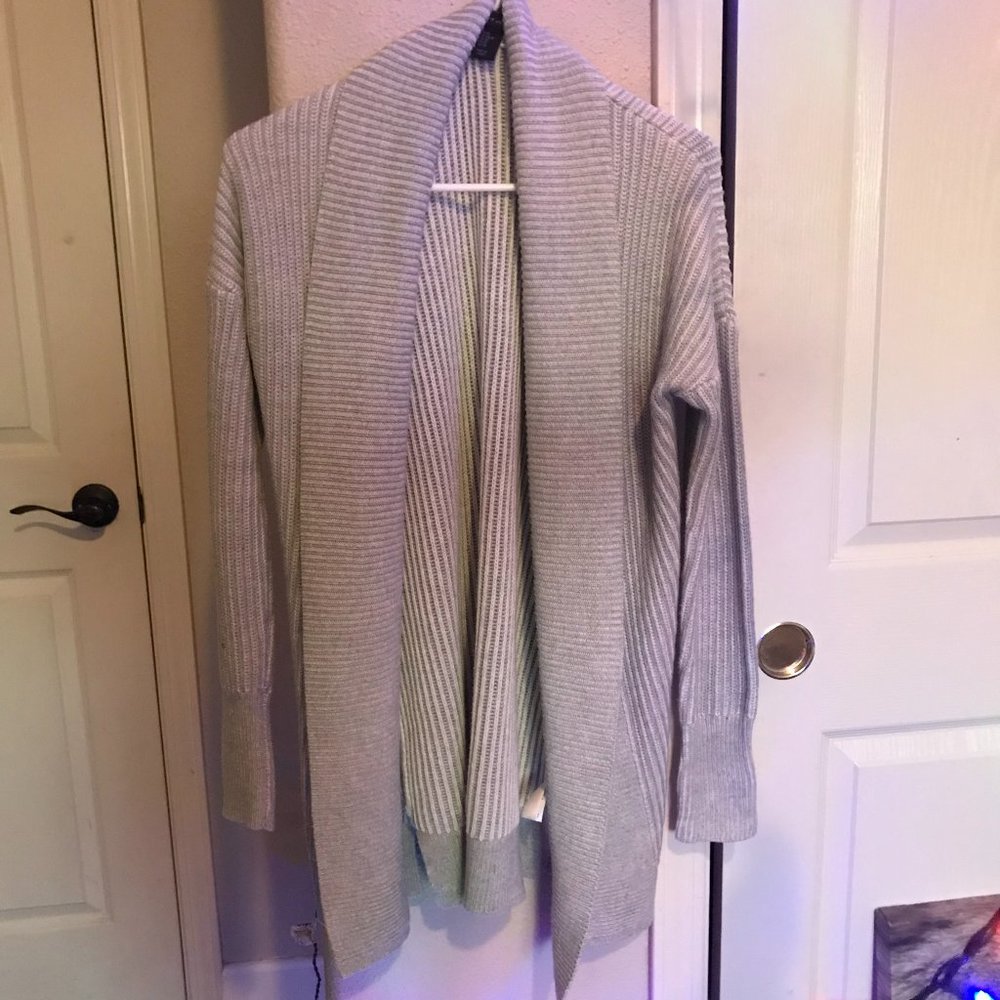 Grey Knit Cardigans